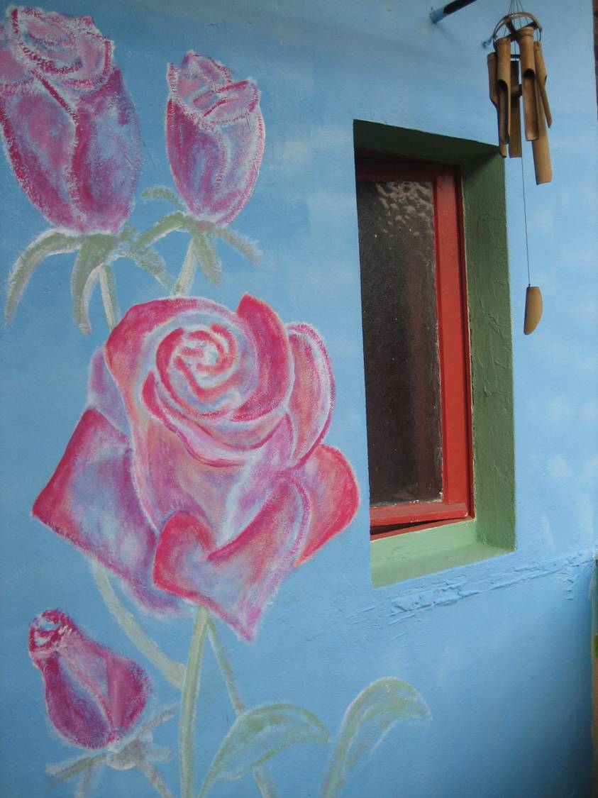 wall mural detail